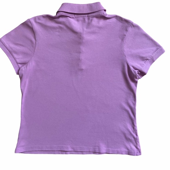 Croco ladies Women Purple Polo Shirt, size 42 - Picture 4 of 7